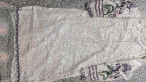 Elegant White Embroidered Kurta Set