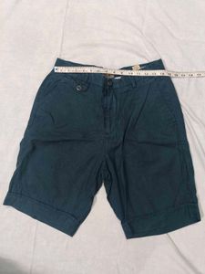 Men's Dark Blue Lyocell Chino Shorts