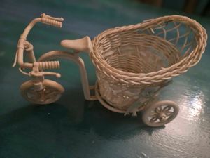 Bicycle Artificial Flower Basket