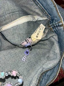 Custom Hello Kitty Graffiti Denim Jacket