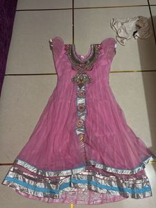 Beautiful Pink Embellished Kurta