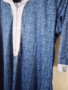 Blue Printed kurta