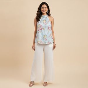 AND Sequin Halter-Neck Top