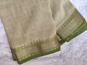 Shaded Georgette Saree With Shimmer