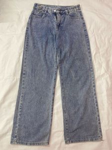 Light Wash Wide Leg Jeans