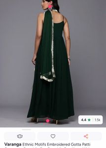 Elegant Emerald Green anarkali medium size