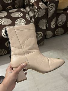 Chic Square Toe Block Heel Ankle Boots