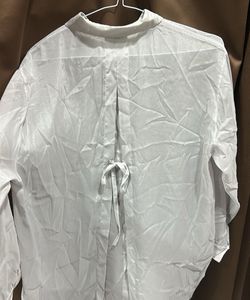 Elegant Button-Up Shirt and bow/open back