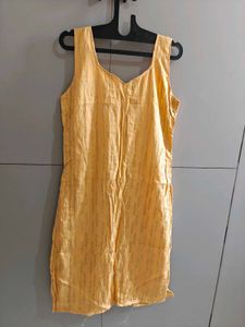Elegant Sleeveless Kurta with Patiala Pants