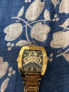 Guess Gold Tone Watch