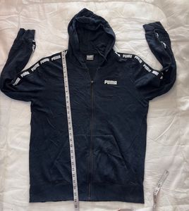 Puma Navy Zip-Up Hoodie Jacket