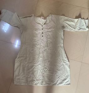 Embroidered Cotton Kurti