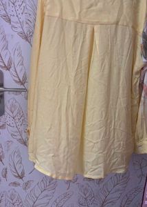 AND 's Stylish Yellow Floral Print Shirt
