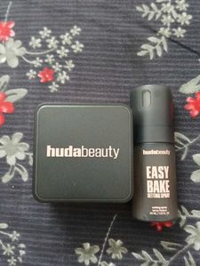 Huda Beauty Easy Bake Set (Powder &amp; Spray)