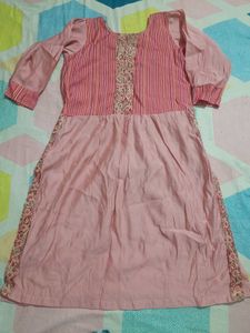 Pink Kurta Set with Pants