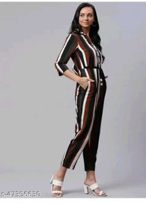 Stylish Striped Jumpsuit