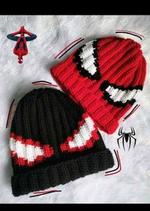 Spiderman Inspired Crochet Beanies