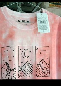 Shein Tie-Dye Graphic T-Shirt