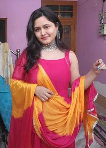 Elegant Pink Ethnic Gown