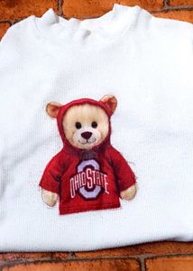 Ohio State Bear crop top