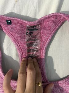 Gymshark Pink Marl Sports Bra