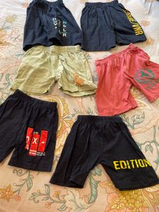 combo of 6  shorts Boys Bundl