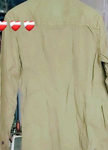 Men's Olive Green Casual Shirt