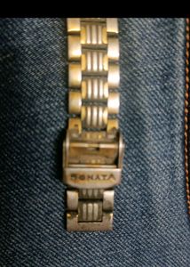 Sonata Golden Man Watch