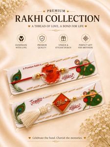 very beautiful bhaiya bhabhi Rakhi set