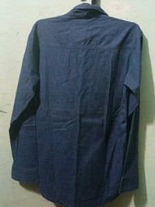 Men's Blue Denim Shirt