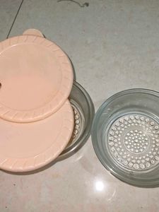 Glass Storage Bowls with Lids
