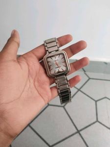 Stylish Silver Analog Watch
