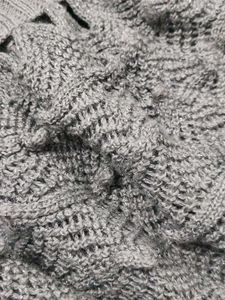 Gray Knit Top