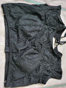 Elegant Black Lace Blouse