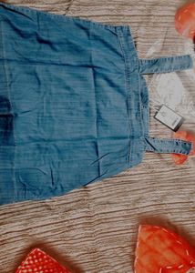 Denim Button-Up Cami Top