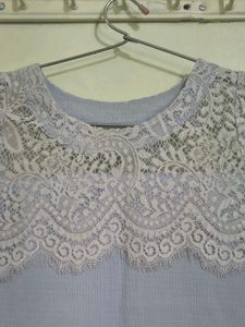 Elegant Lace Detail Top