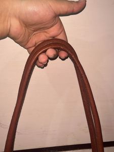 Vintage Chic Red Leather Shoulder Bag