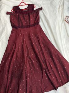 Off Shoulder Ethnic Gown Perfect For Weddings