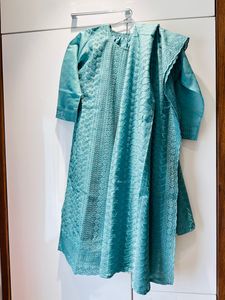 Embroidered Kurta Set,  Fully Stitches Kurta Set