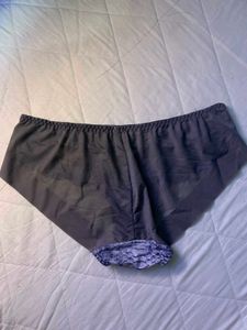 Stylish Snake Print Lace Briefs