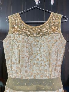 Beautiful Gown Heavy Thread Work