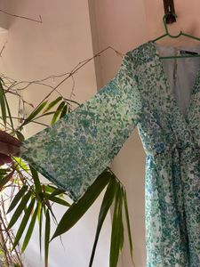 Zara Floral Print Mini Dress