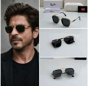 Ray-Ban Premium Gold-Frame Black Sunglasses