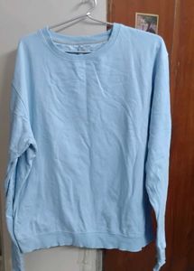 Nobero Blue Crewneck Sweatshirt