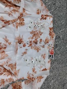 Beautiful Floral Print Maxi Dress