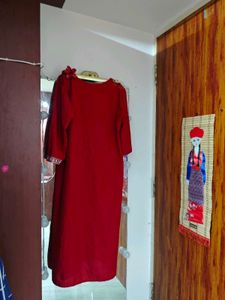 Beautiful Red Kurta Set with Dupatta
