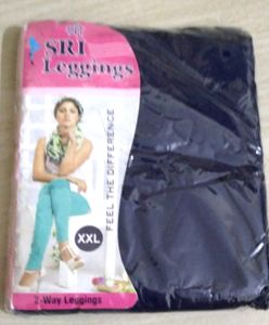 Comfortable navy blue Cotton Leggings
