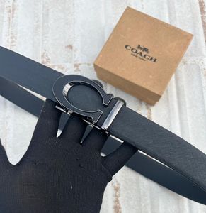 Coach New York Black Leather Belt