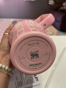 Stanley Quencher H2.0 Tumbler - Floral Pink used