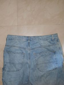 Light blue Baggy Denim For Women